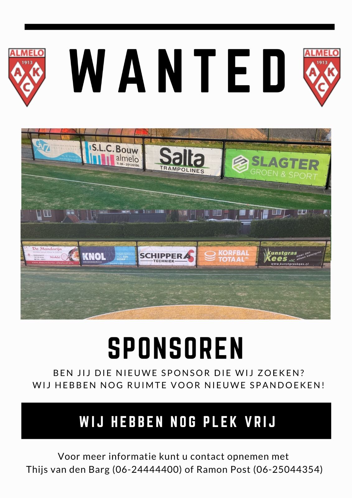 sponsoren wanted
